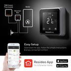 Honeywell Home T6 Smart Thermostat - WiFi, App-Enabled for Savings and Efficiency - Compatible with HomeKit, Google Home, Alexa and IFTTT, White (1 Piece) - Damaged Box
