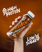Grenade Fudge Brownie High Protein Shake, 8 x 330 ml - Ready to Drink Milk Protein Shakes with Over 24 g Protein per Bottle - Damaged Box - BBE 01/2027