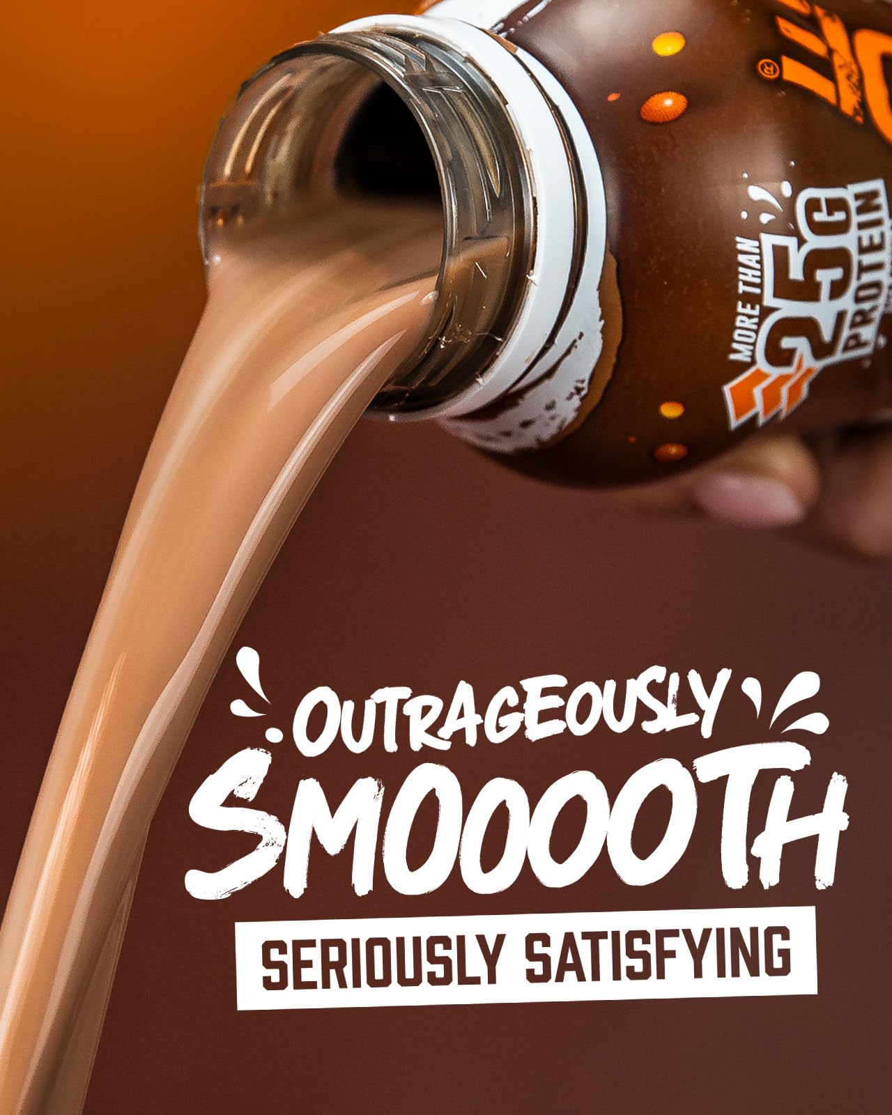 Grenade Fudge Brownie High Protein Shake, 8 x 330 ml - Ready to Drink Milk Protein Shakes with Over 24 g Protein per Bottle - Damaged Box - BBE 01/2027