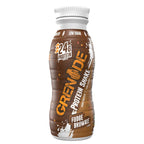 Grenade Fudge Brownie High Protein Shake, 8 x 330 ml - Ready to Drink Milk Protein Shakes with Over 24 g Protein per Bottle - Damaged Box - BBE 01/2027