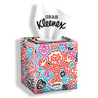 Kleenex x Mr Doodle Limited Edition Design Multipack Facial Tissues - 12 Cube Tissue Boxes, Designed in Collaboration with Mr Doodle, Made to Look Beautiful in The Home. - Damaged Box