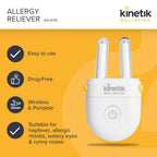 Kinetik Wellbeing Allergy Reliever - Hayfever Infrared Nasal Therapy, Hay Fever & Sinusitis Treatment - Red Light Therapy for Natural Allergy, Blocked Nose, Rhinitis Relief - Drug Free Portable Device - Damaged Box