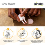 Kinetik Wellbeing Allergy Reliever - Hayfever Infrared Nasal Therapy, Hay Fever & Sinusitis Treatment - Red Light Therapy for Natural Allergy, Blocked Nose, Rhinitis Relief - Drug Free Portable Device - Damaged Box