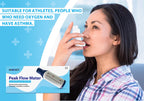 KNOXZY Peak Flow Meter for Adult to Monitor Lung Function - Expiratory Flow Meter to Monitor Respiratory Condition - Spirometry Lung Function Recovery Training Device - Standard Range for Adult - Damaged Box