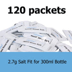 CROING 120 Packets Neti Pot Salt, Nasal Rinse Salt, Sinus Rinse Salt, Nose Wash Sachets for Neti Pots, Sinus Relief,Nasal Irrigation, Nasal Flush - Damaged Box