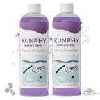 Kunphy Ultrasonic Jewellery Cleaner, Professional Ultrasonic Cleaner Fluid for Use in All Ultrasonic Cleaner Machines, Cleaning Agent Suitable for Cleaning Jewellery, Glasses etc, 120ML