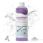Kunphy Ultrasonic Jewellery Cleaner, Professional Ultrasonic Cleaner Fluid for Use in All Ultrasonic Cleaner Machines, Cleaning Agent Suitable for Cleaning Jewellery, Glasses etc, 120ML
