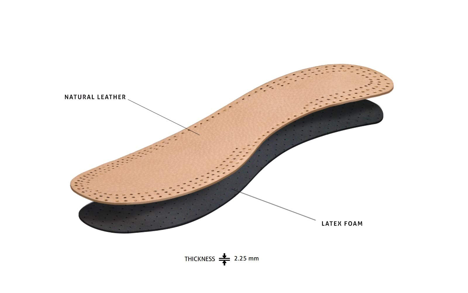 Leather Carbon Set 6 Pair Pack Leather Shoe Insoles for Men and Women with Activated Carbon Underlayer | Replacement Inserts | Kaps (Women / 7 UK / 40 EUR)