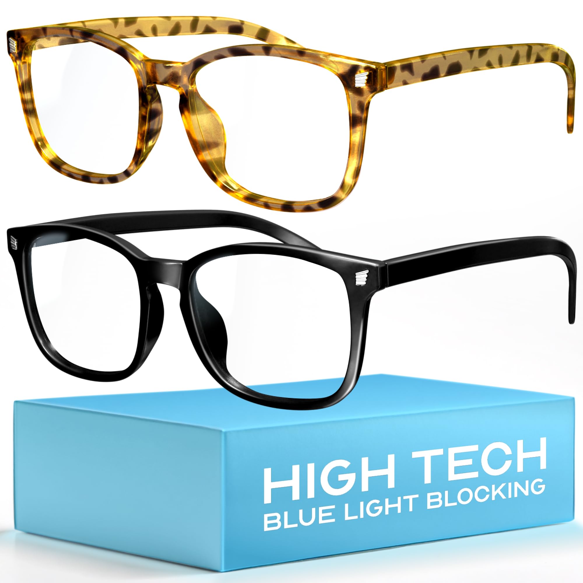 livho High Tech Blue Light Glasses - Advanced 99% Blue Light Blocking Computer Glasses - Anti Eyestrain & UV Glare Protection - Very Good