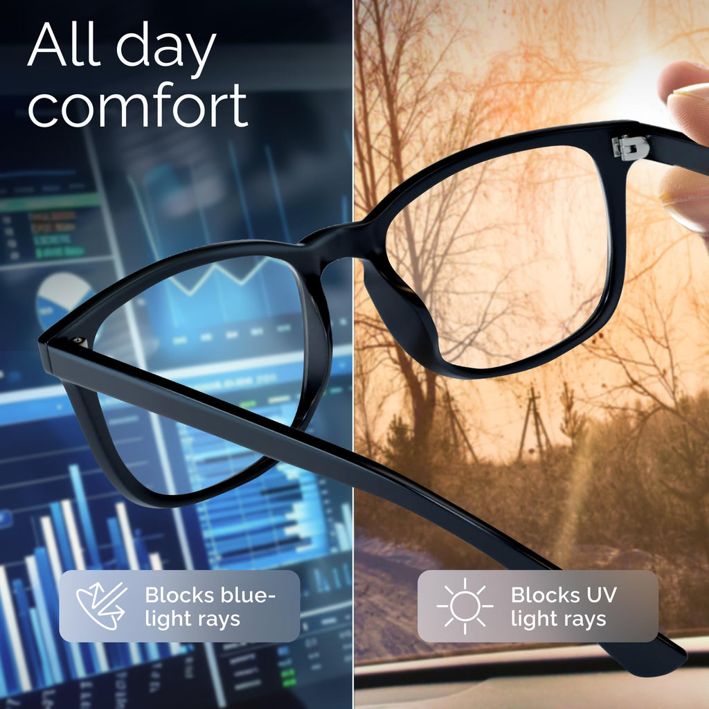 livho High Tech Blue Light Glasses - Advanced 99% Blue Light Blocking Computer Glasses - Anti Eyestrain & UV Glare Protection - Very Good