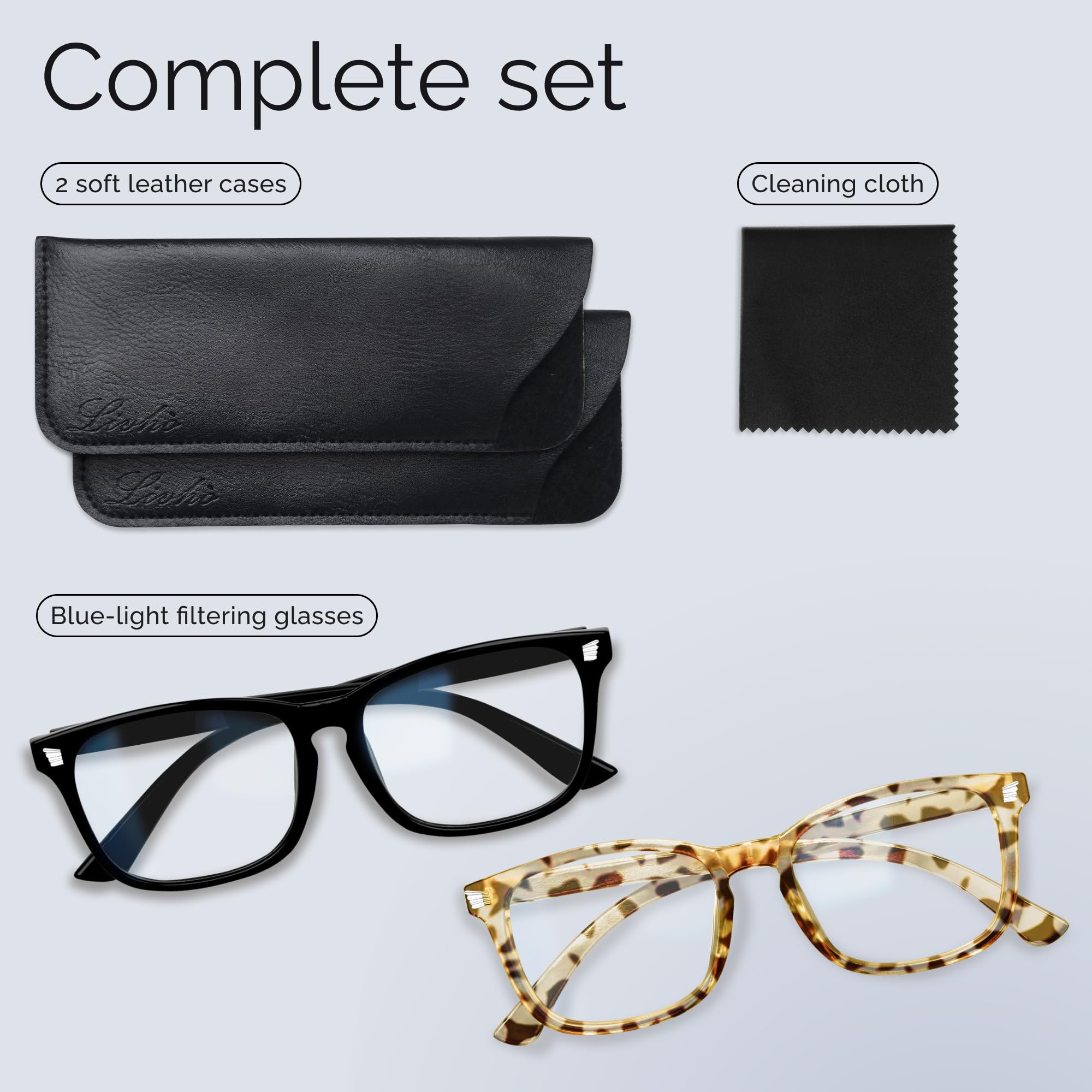 livho High Tech Blue Light Glasses - Advanced 99% Blue Light Blocking Computer Glasses - Anti Eyestrain & UV Glare Protection - Very Good