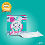 Lil-Lets Maternity BreastPads, X 120 Count, Disposable Nursing Pads, for Breastfeeding Mums, Individually Wrapped, Ultra Slim & Absorbent, 4 Packs - Damaged Box