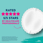 Lil-Lets Maternity BreastPads, X 120 Count, Disposable Nursing Pads, for Breastfeeding Mums, Individually Wrapped, Ultra Slim & Absorbent, 4 Packs - Damaged Box