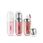 KIKO Milano Glossy Lip Set, Make-Up Set: 2 Moisturising Lip Glosses And 1 Perfecting Lip Cream - Damaged Box