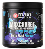 MaxiNutrition Max Charge Vitamin Boosted Pre-Workout, Perfectly Balanced Formulation for Boosting Energy & Physical Performance, Sugar-Free, Pink Lemonade Flavour, 300g - BBE 08/2026