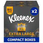 Kleenex(R) Extra Large Facial Tissues - Multipack 24 Compact Tissue Boxes - Soft, Strong and Extra Big