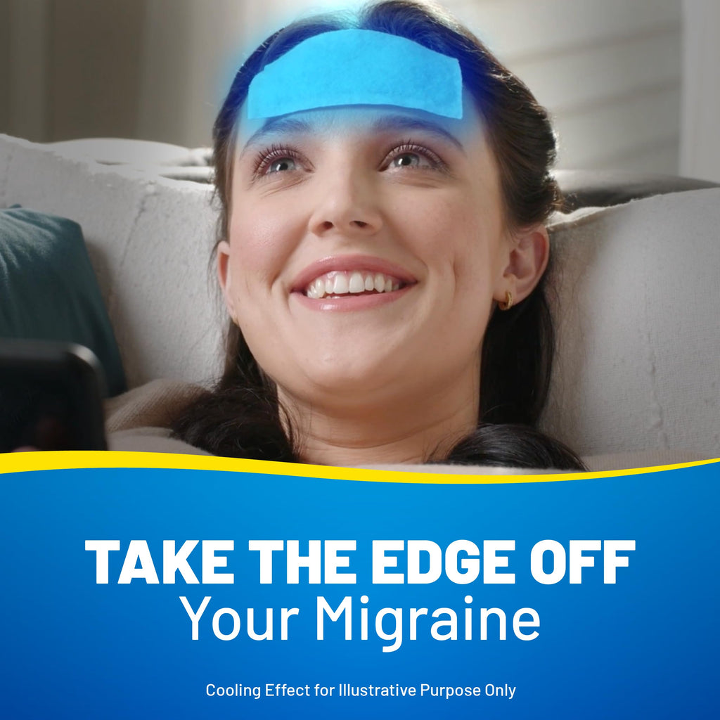 KOOL 'N' SOOTHE Migraine Cooling Gel Sheets, 14 Pack - Damaged Box