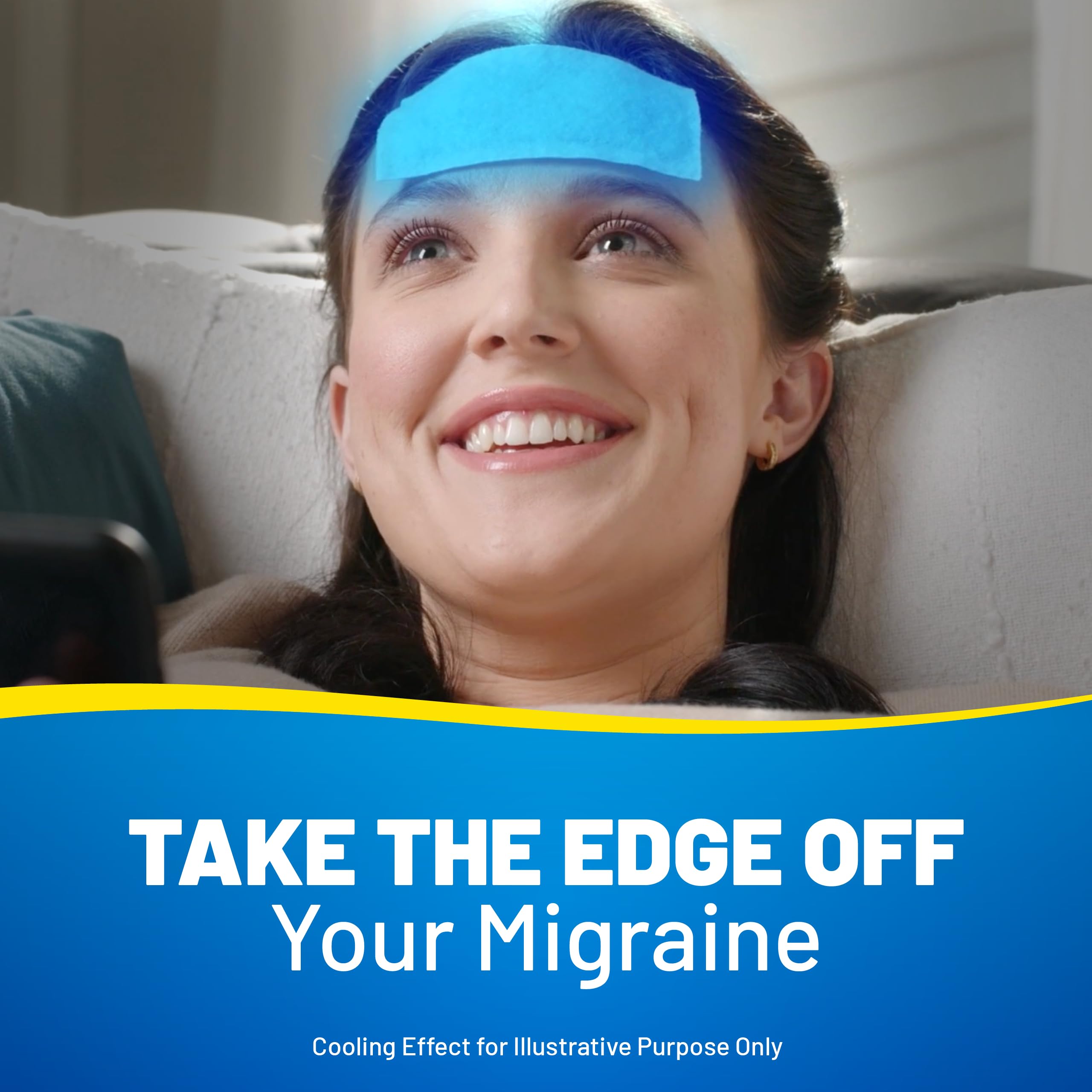 KOOL 'N' SOOTHE Migraine Cooling Gel Sheets, 14 Pack - Damaged Box