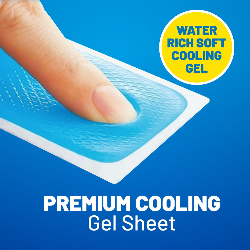 KOOL 'N' SOOTHE Migraine Cooling Gel Sheets, 14 Pack - Damaged Box