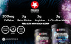 MaxiNutrition Max Charge Vitamin Boosted Pre-Workout, Perfectly Balanced Formulation for Boosting Energy & Physical Performance, Sugar-Free, Pink Lemonade Flavour, 300g - BBE 08/2026