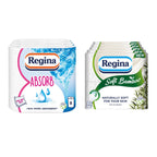 Regina Absorb Kitchen Towels - 8 Rolls Per Pack, Super Absorbent 2-ply Kitchen Towels, 75 Sheets Per Roll, Extra-large Sheets, 50percent More Than Previous XXL Products, Easy Open Pack - Damaged Box