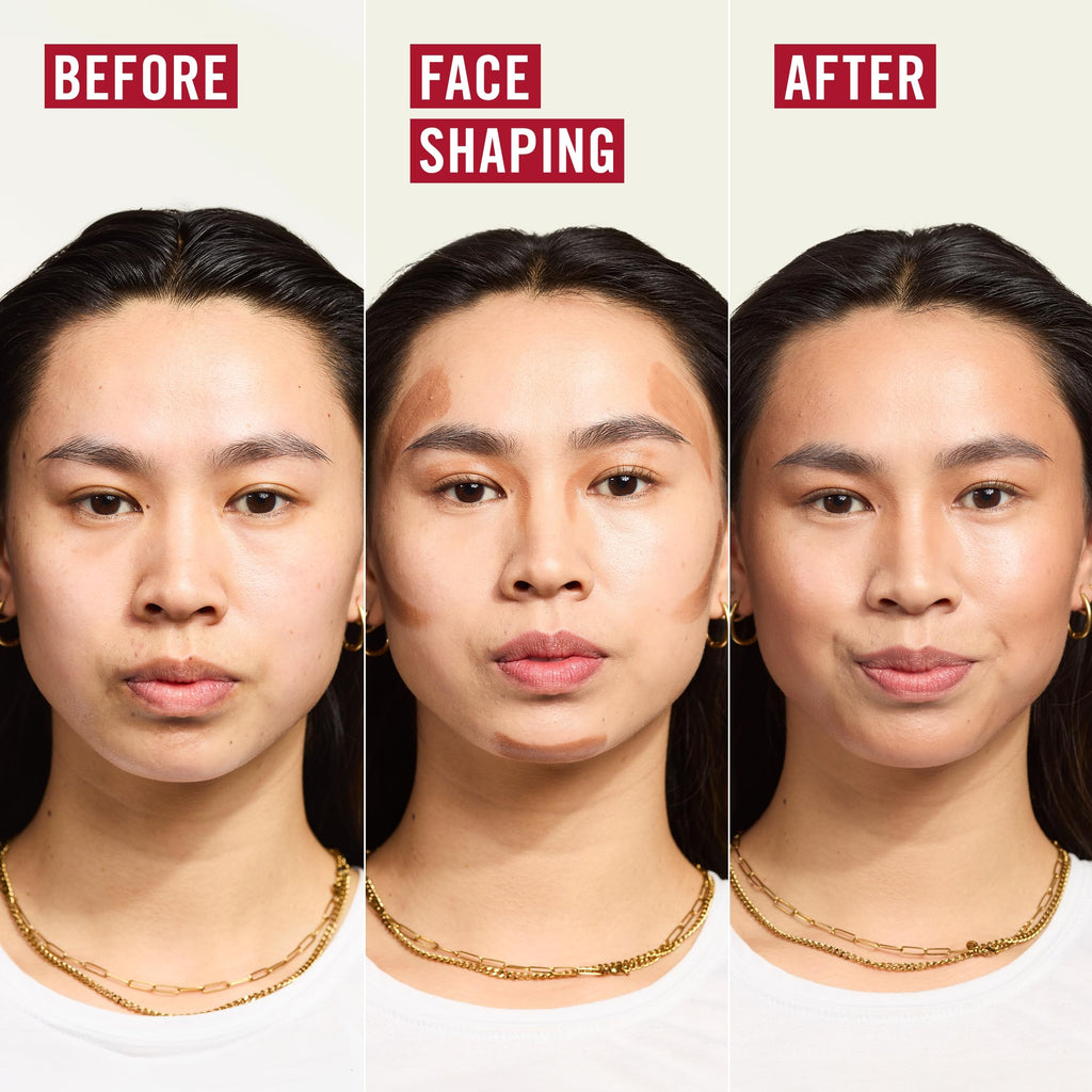 Rimmel Multi Tasker 3 in 1 Bronzing Stick, 001 Light, Sculpted and Bronzed Glow, All-Day Wear, Sheer and Dewy Finish, Infused with Vitamin C & E, Vegan Formula, Cruelty-Free