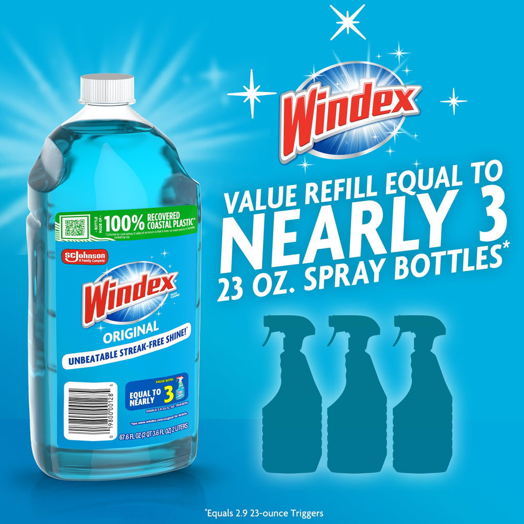 Sc Johnson Sc Johnson #00128 67.6Oz Windex Refill - Damaged Box