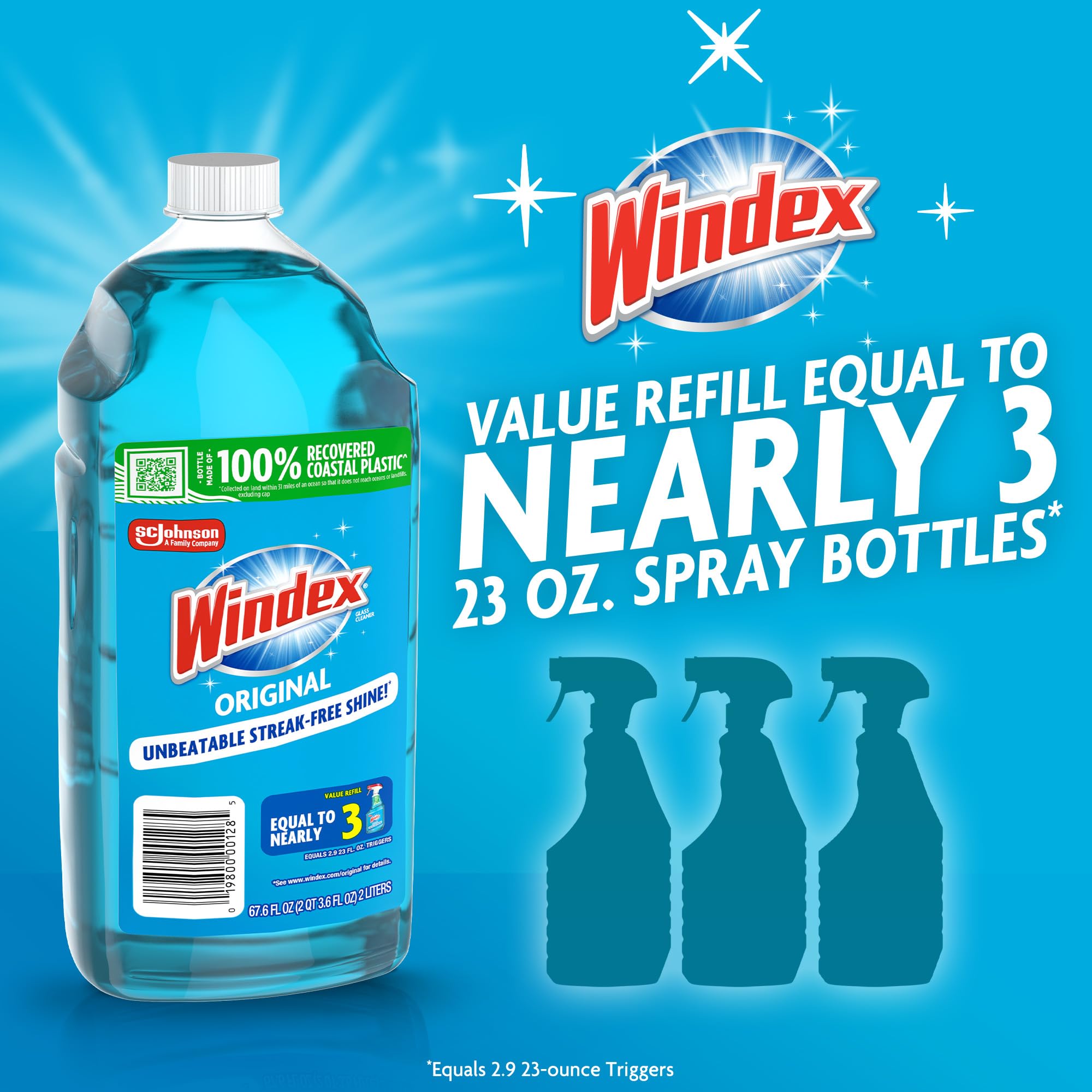 Sc Johnson Sc Johnson #00128 67.6Oz Windex Refill - Damaged Box