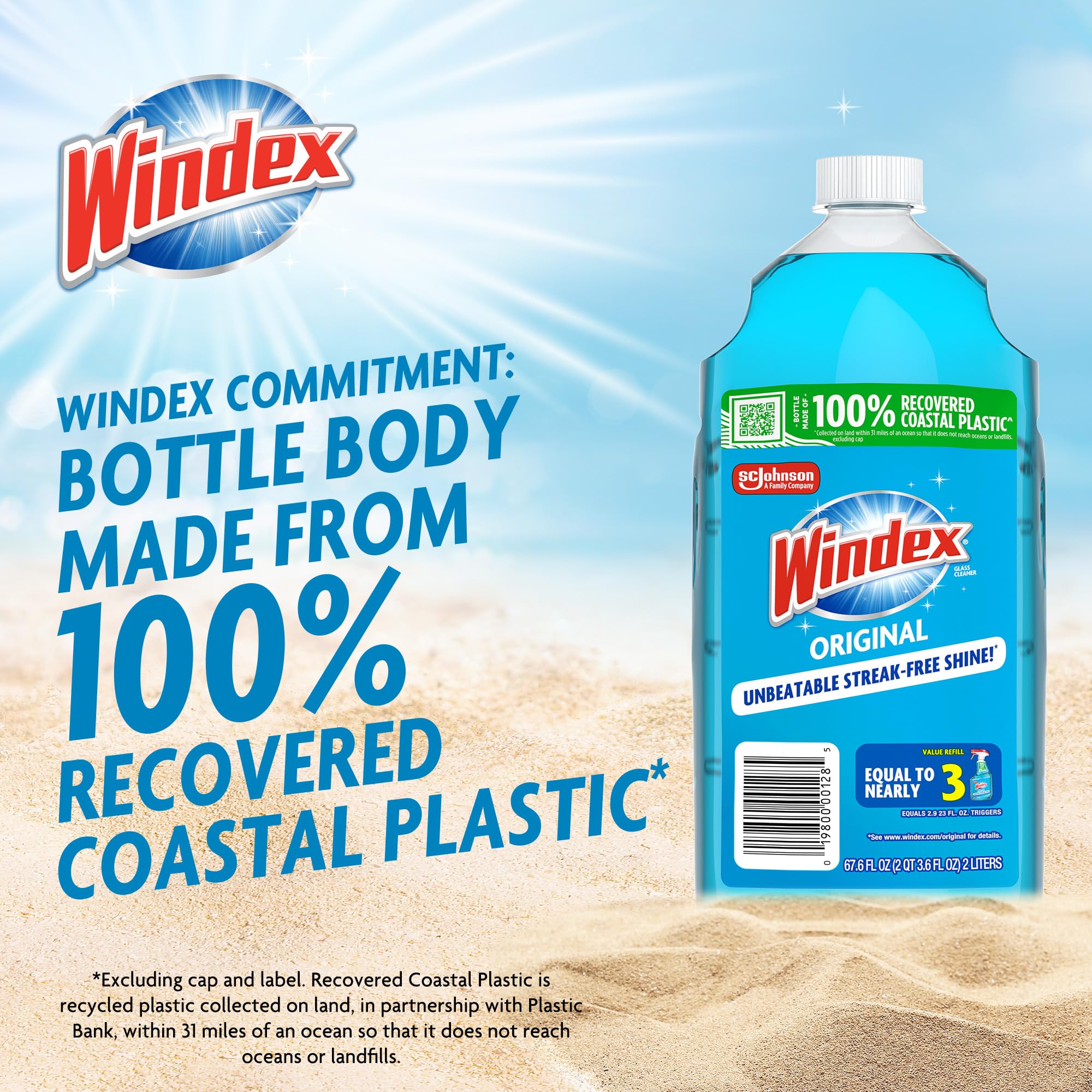 Sc Johnson Sc Johnson #00128 67.6Oz Windex Refill - Damaged Box