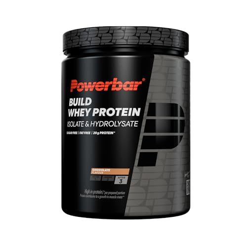 Powerbar - Black Line - Build Whey Protein - Chocolate - 572g - vegetarian protein powder - BBE 05/2026