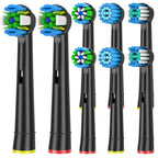 Qitizu Toothbrush Head Compatible with Braun Oral B Electric Toothbrush, Replacement Toothbrush Heads Fit for Oral b Vitality Pro Smart Genius Teen Series Electric Toothbrush 16Pcs (White)