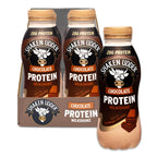 Shaken Udder Chocolate Protein Milkshake,8 x 330ml,Made with Real Belgian Chocolate,High Protein & Calcium,Less Than 5% Added Sugar,Vegetarian & Gluten-Free - BBE 11/2026