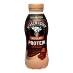 Shaken Udder Chocolate Protein Milkshake,8 x 330ml,Made with Real Belgian Chocolate,High Protein & Calcium,Less Than 5% Added Sugar,Vegetarian & Gluten-Free - BBE 11/2026