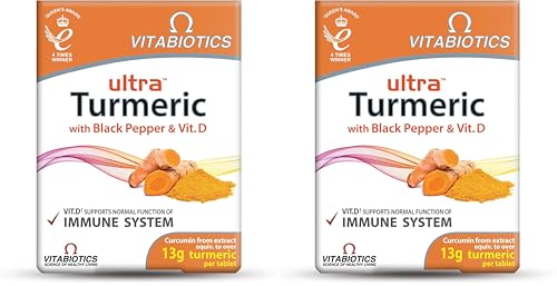 Turmeric and Black Pepper Capsules, Vitabiotics Ultra - BBE 01/2028