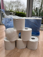 Velvet Classic Quilted Toilet Tissue 24 Rolls - Luxuriously Soft, Strong and Absorbent Toilet Roll - Jumbo Bulk Pack 24 Rolls - 3-ply - White