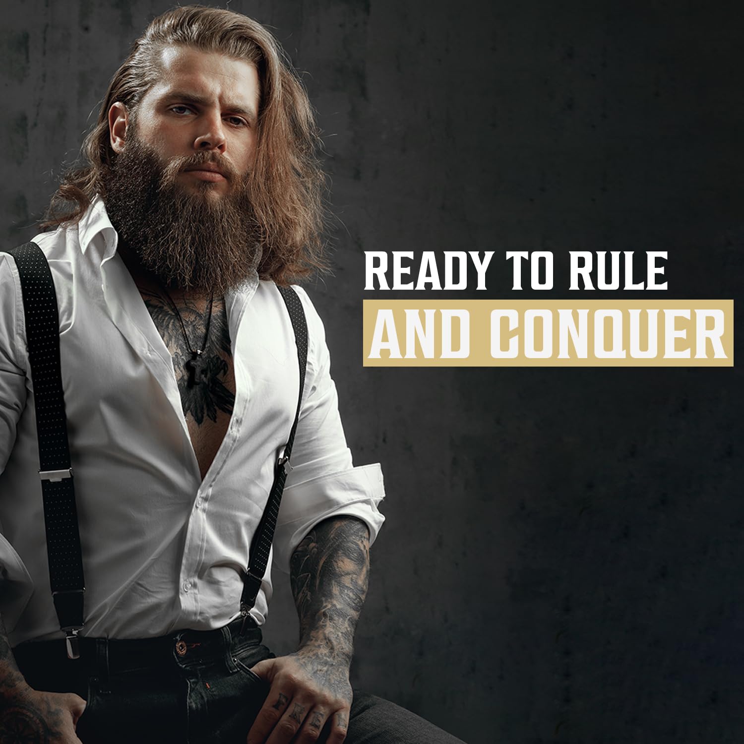 Viking Revolution - Beard Shampoo And Conditioner - Natural Beard Wash & Beard Conditioner With Argan & Jojoba Oils - Softens & Strengthens - Gifts For Men - Spiced Vanilla - 2 x 150 ml
