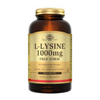 Solgar L-Lysine 1000 mg - Food Supplement, Pack of 250 Tablets - Premium Amino Acid Range - Vegan, Gluten Free - BBE 09/2028