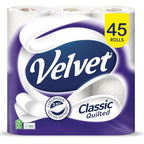Velvet Classic Quilts Toilet Roll 45 Rolls - Very Good