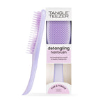 Tangle Teezer Fine and Fragile Ultimate Detangler Hairbrush for Coloured, Fine & Thin Hair - Two-Tiered Soft Flex Teeth Reduce Breakage & Pulling - Gentle on Delicate Hair - Hypnotic Heather - Damaged Box