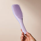 Tangle Teezer Fine and Fragile Ultimate Detangler Hairbrush for Coloured, Fine & Thin Hair - Two-Tiered Soft Flex Teeth Reduce Breakage & Pulling - Gentle on Delicate Hair - Hypnotic Heather - Damaged Box