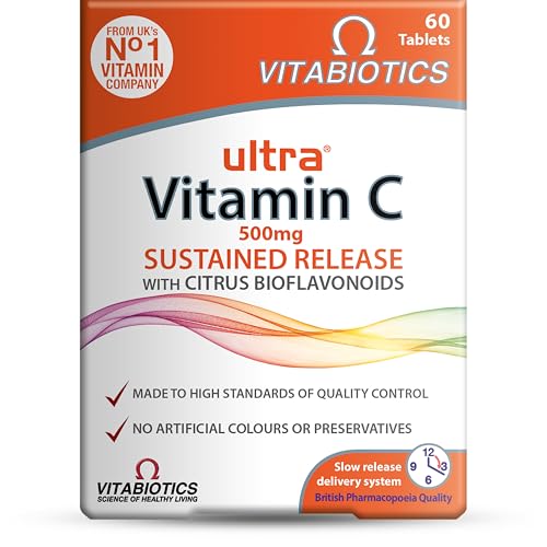 Vitamin C Tablets Sustained Release with Bioflavonoids - 60 Tablets - BBE 05/2028