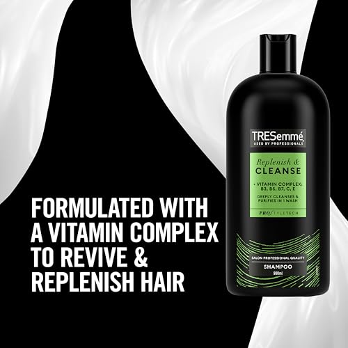TRESemm'e Replenish & Cleanse Shampoo with vitamin C, Fresh , 900 ml , Pack of 1