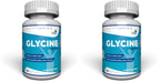 VitaThrive(R) Glycine 1200mg Capsules - High Strength Glycine Amino Acid Supplement for Recovery, Relaxation, Collagen Support & Daily Wellness - Vegan Glycine Capsules - 120 Capsules - BBE 01/2028
