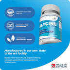 VitaThrive(R) Glycine 1200mg Capsules - High Strength Glycine Amino Acid Supplement for Recovery, Relaxation, Collagen Support & Daily Wellness - Vegan Glycine Capsules - 120 Capsules - BBE 01/2028