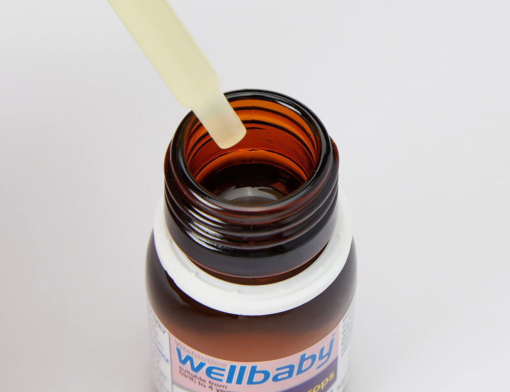 Wellbaby VIT D Drops by Vitabiotics - Vitamin D Drops for Babies from Birth to 4 Years - from The UK's No.1 Baby Supplement Brand - BBE 09/2028