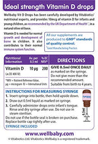 Wellbaby VIT D Drops by Vitabiotics - Vitamin D Drops for Babies from Birth to 4 Years - from The UK's No.1 Baby Supplement Brand - BBE 09/2028