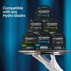 Wilkinson Sword Hydro 5 Razors Blade for Men, Men's Shaver Refill Pack, Skin Hydration, Carbon Coated Blades, 8 Razor Refills - Damaged Box