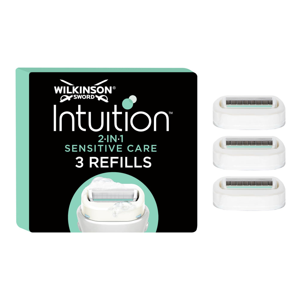 Wilkinson Sword Intuition Sensitive Care Women's Razor Blade Refills, Pack of 6, Enriched with Aloe Vera & Vitamin E