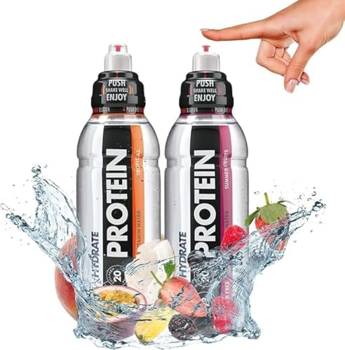 Wow Hydrate Protein Water 10g Summer Fruits 12X500ml