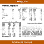 SlimFast o 30g Protein Meal Replacement Shake o Salted Caramel Latte Flavour o 242 Cals o 23 Vitamins + Minerals o No Added Sugar o Gut Friendly o Ready to Drink o 6 x 325 ml (6 meals) - BBE 06/2026